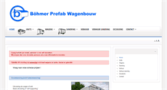 Desktop Screenshot of bohmerwagenbouw.nl